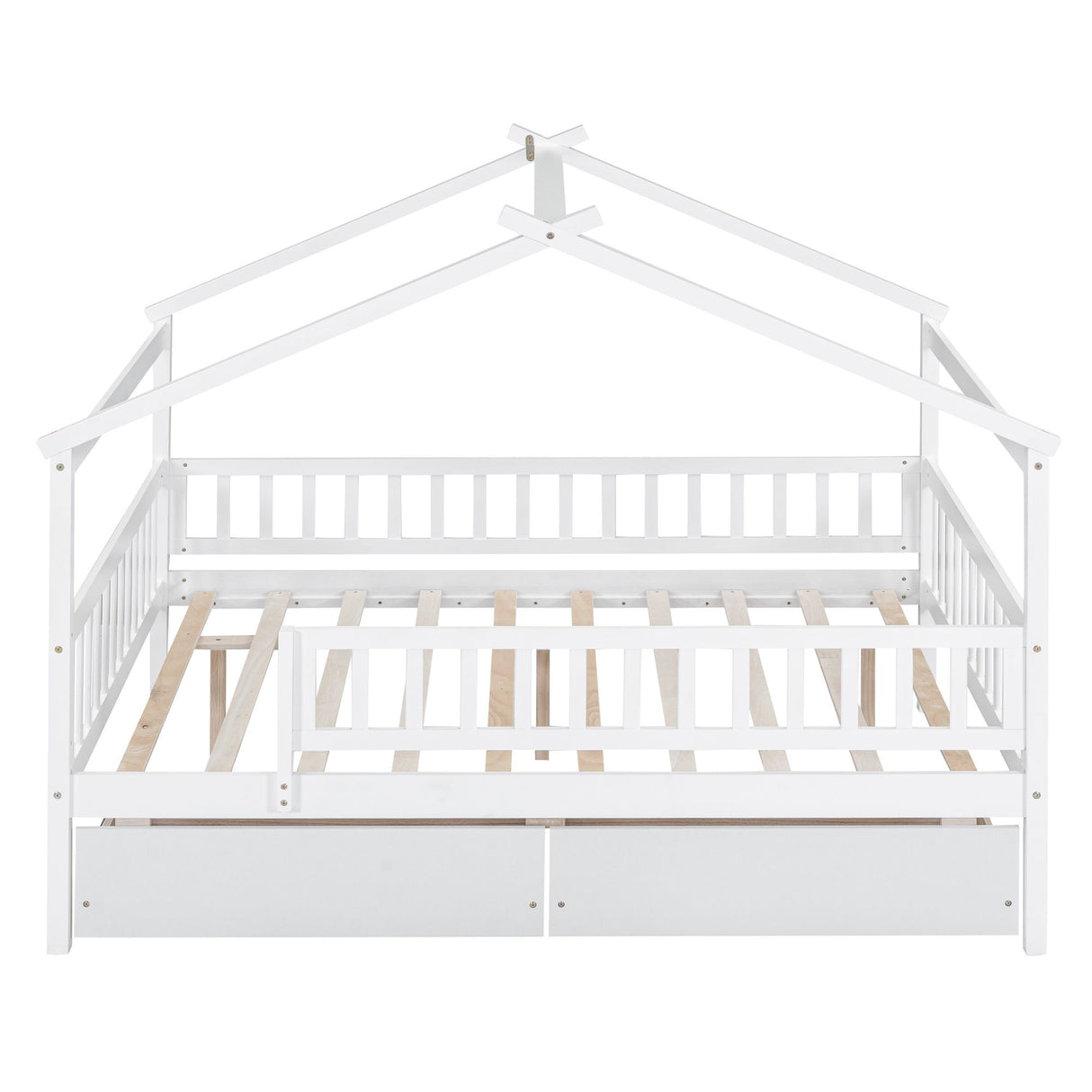 House Bed With 2 Drawers