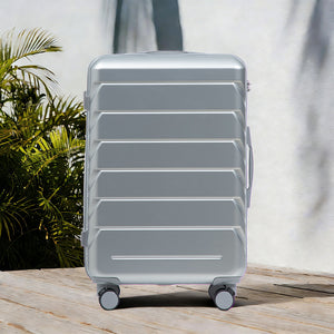 28 Inch ABS Hard Shell Large Travel Checked Luggage - Silver