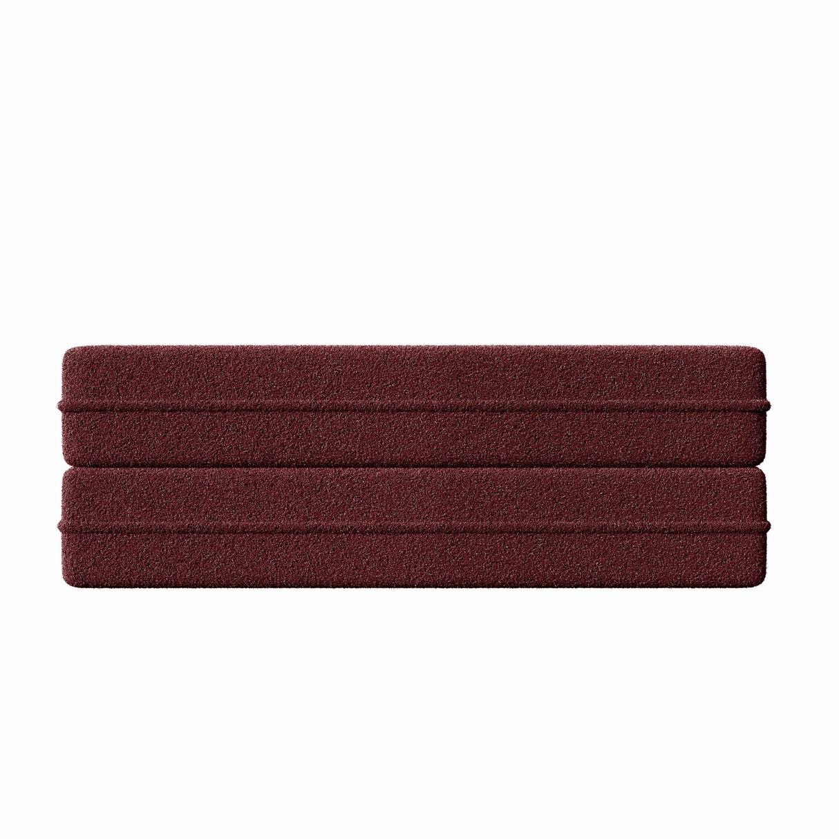 Modern Floor Sofa, With 2 Pillows, Convertible Teddy Fabric Foam Filled Bed