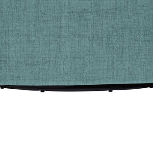Solitude - Skirted Swivel Accent Chair With Hemp Like