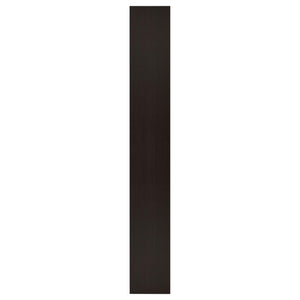 Rectangular Bookcase Tall Slim Storage With 9 Shelves - Brown