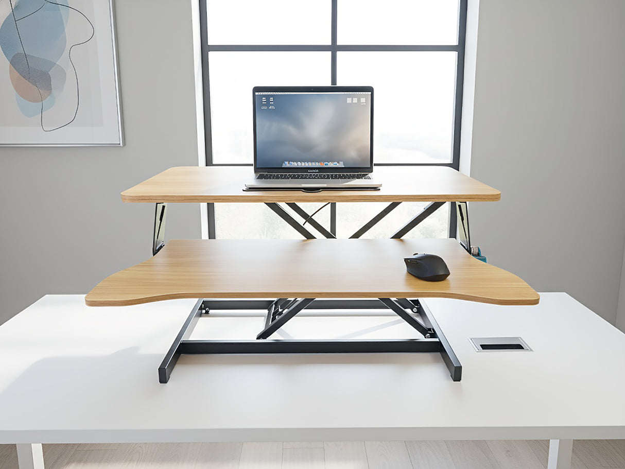 32 Inch Height Adjustable Desk Converter