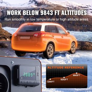 Diesel Air Heater All-in-one 12V 5KW with LCD Remote Control