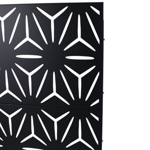 Outdoor & Indoor Metal Privacy Screen, Freestanding Decorative Panels