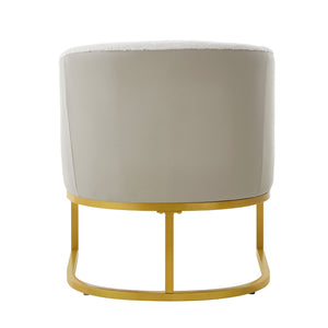 Upholstered Reading Accent Armchair For Living Room