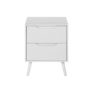 Modern Accent Table With Storage Drawers