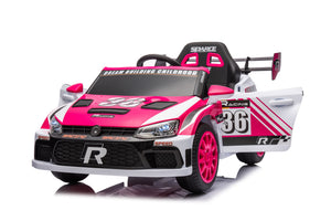 12V4A 20W*2 One Button Start, Forward And Backward, High And Low Speed, Music, Front Light, Power Display, Two Doors Can Open, 2.4G R / C, Seat Belt Four Wheel Absorber Kids Ride On Car