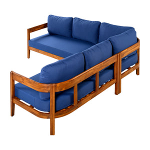 U_Style Acacia Solid Wood Patio Furniture Set