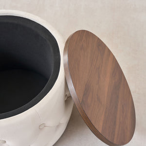 Nesting Ottomans 2 Piece With Tray, 4 In 1 Function
