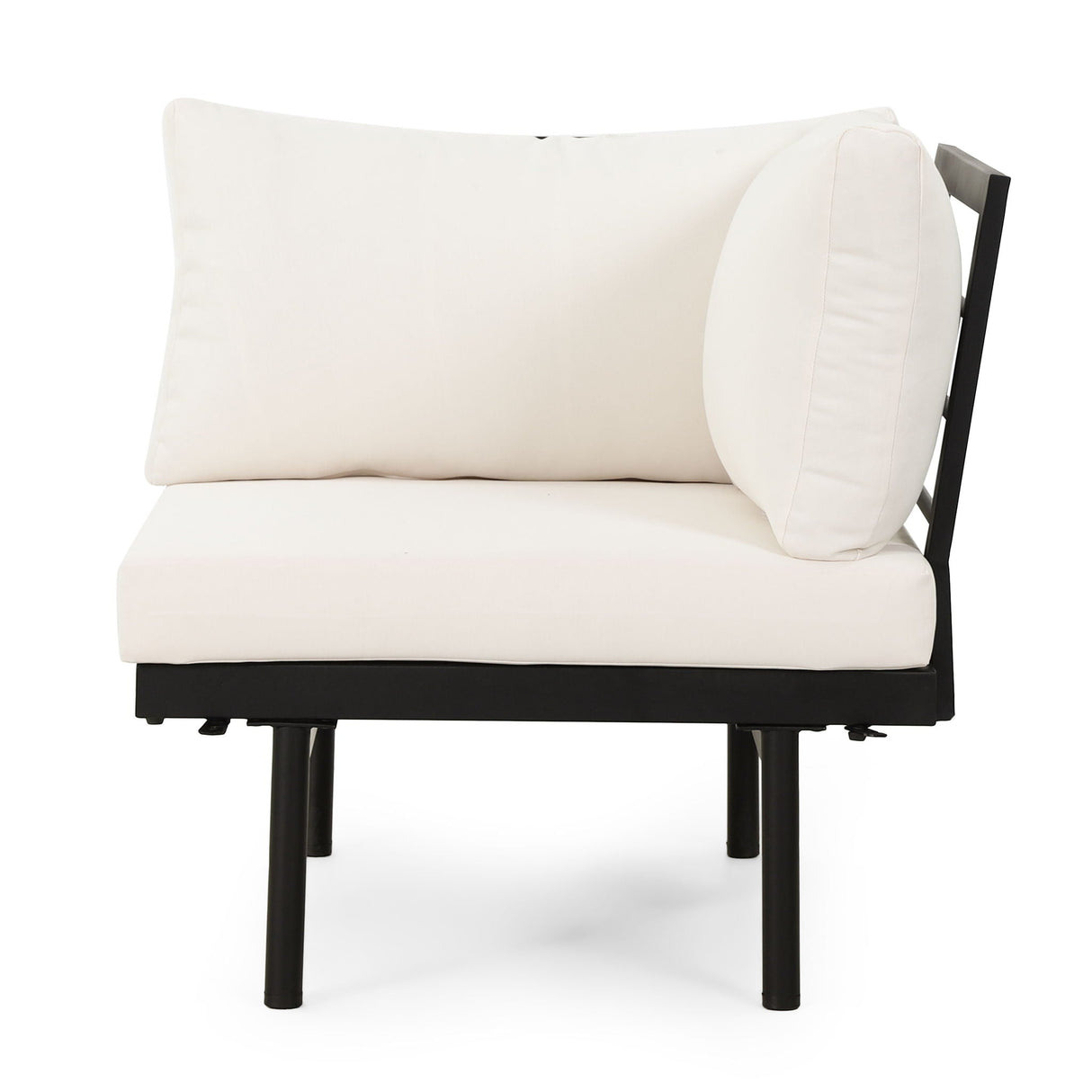 Theo - Sofa Corner, Coffee Table - Cream - Best Buy Furniture