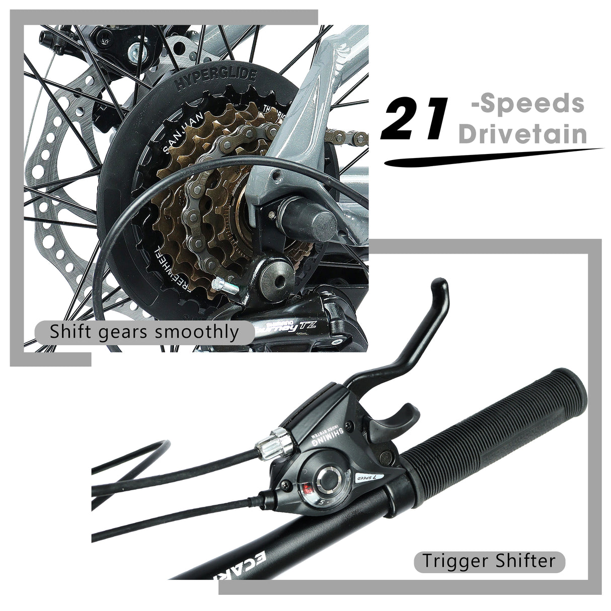 Ecarpat 26 Inch All-Terrain Mountain Bike