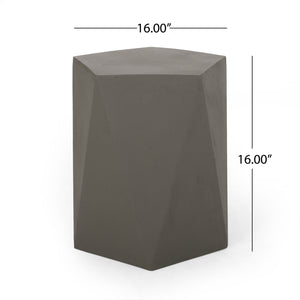 Side Table With Geometric Design - Best Buy Furniture