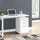 Computer Desk For Home Office Laptop, Left, Right Set - Up, Storage Drawers - Best Buy Furniture
