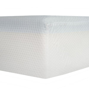 6" Firm Gel Memory Foam Mattress With Cooling Technology - White - Full