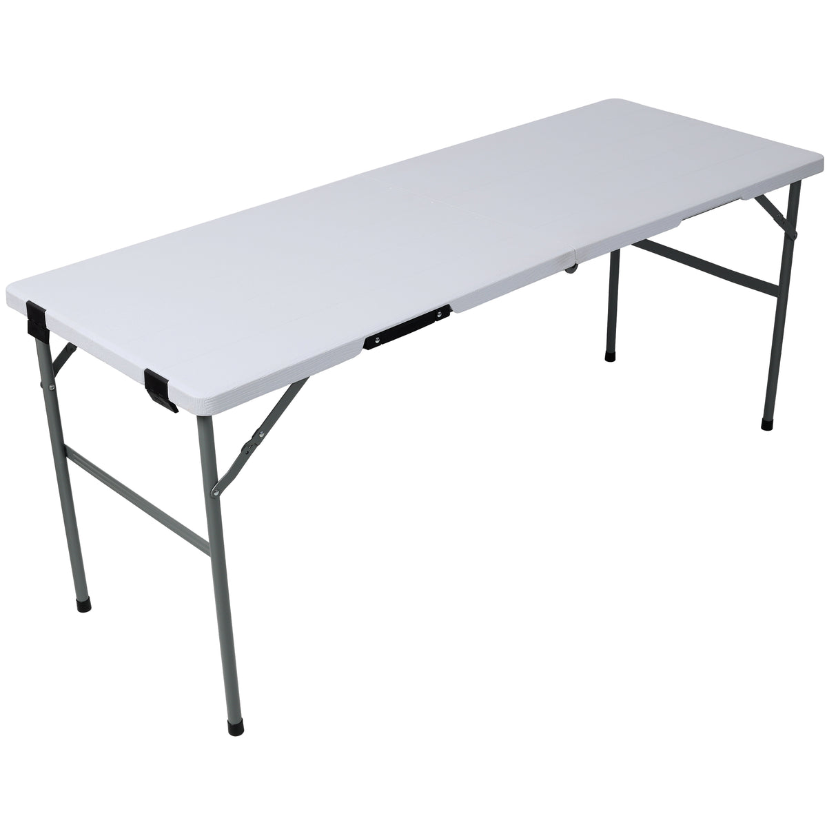 70 Inch Portable Folding Picnic Table Set with 2 Benches