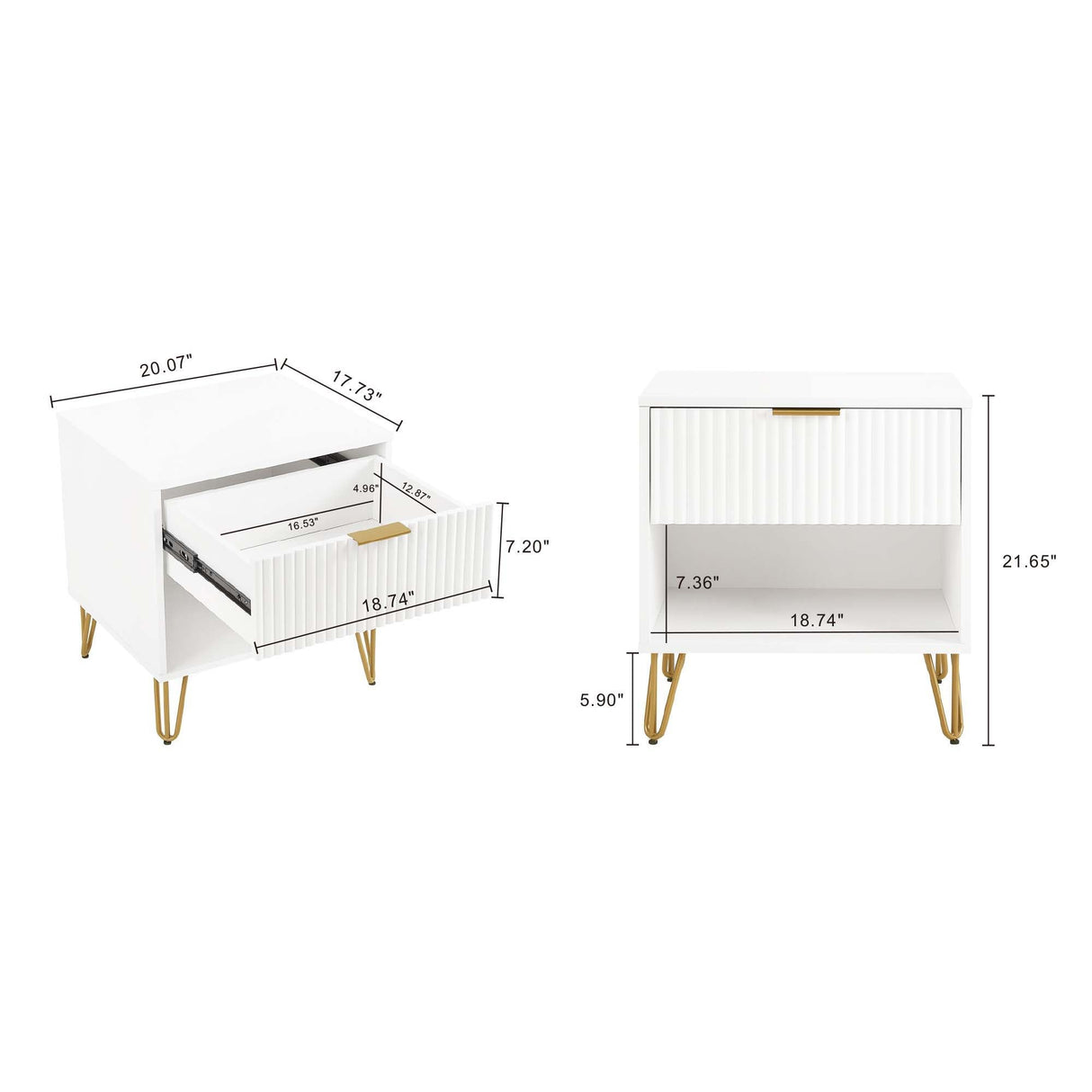 Dumbo - Modern Nightstand