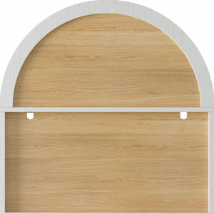 70" Tall Arched Bar Cabinet