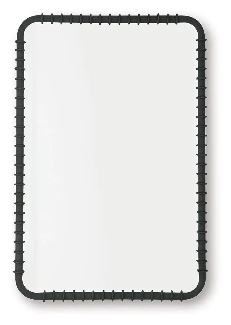 Judlow - Accent Mirror - Black - Best Buy Furniture