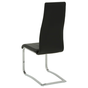 High Back Side Chairs Dining Chairs With Padded Upholstery (Set of 4)