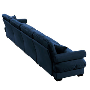 Super Comfort Oversized Modular Sectional Sofa, Deep Seat Convertible L Shaped Couch