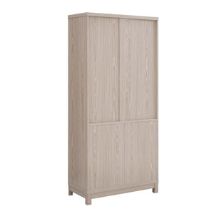 Jodie - Bookcase Cabinet With 6 Adjustable Shelves - Oak