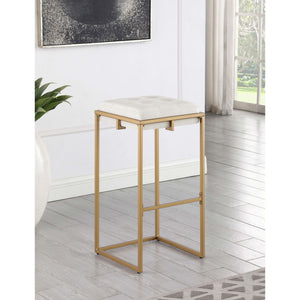 Soccoro - Square Tufted Cushion Stools (Set of 2) - Beige