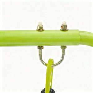 Xns001 - Baby Swing With Safety Seat Indoor / Outdoor - Black / Green