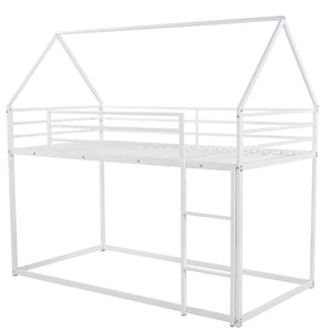 House Bunk Bed With Built In Ladder