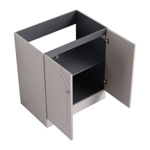 Modern Freestanding Bathroom Vanity With Soft Close Cabinet Doors