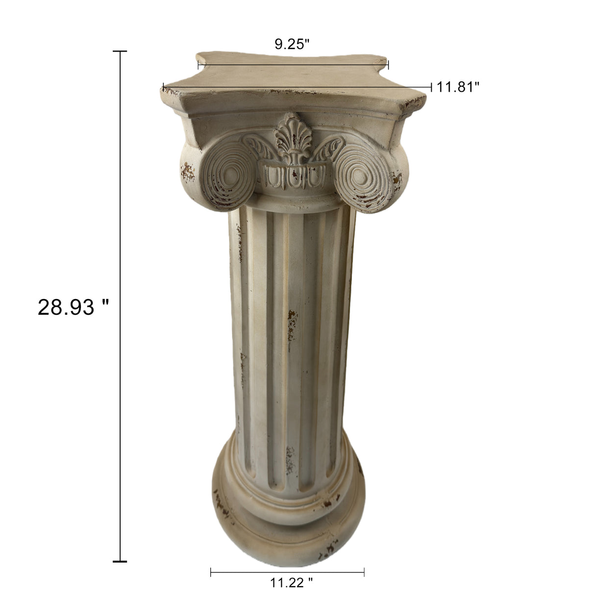 Pedestal Column Plant Stand - 28.93'' Tall Roman Column