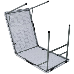 70 Inch Portable Folding Picnic Table Set with 2 Benches