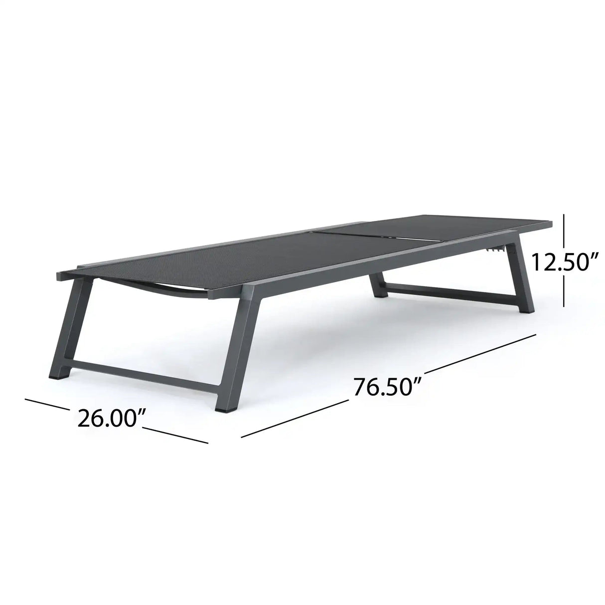 Myers - Modern Chaise Lounge Set With Adjustable Mesh Back - Best Buy Furniture