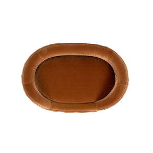 Monroe 33" Dog Sofa Bed - Medium in Burnt