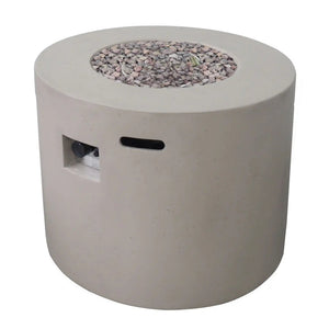 Round Iron Fire Pit With 40,000 Btu - Best Buy Furniture