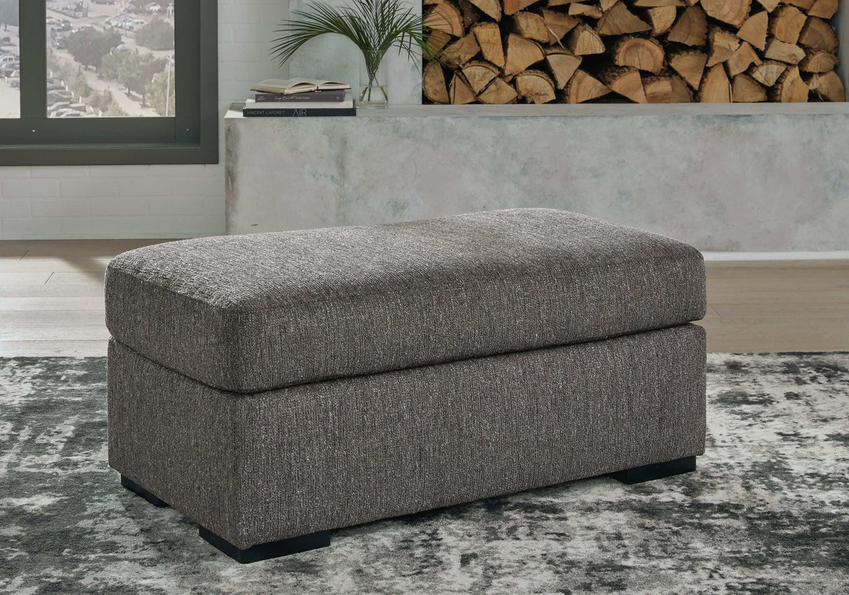 Gardiner - Ottoman - Pewter - Best Buy Furniture