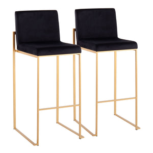 Fuji - Contemporary Design High Back Barstool