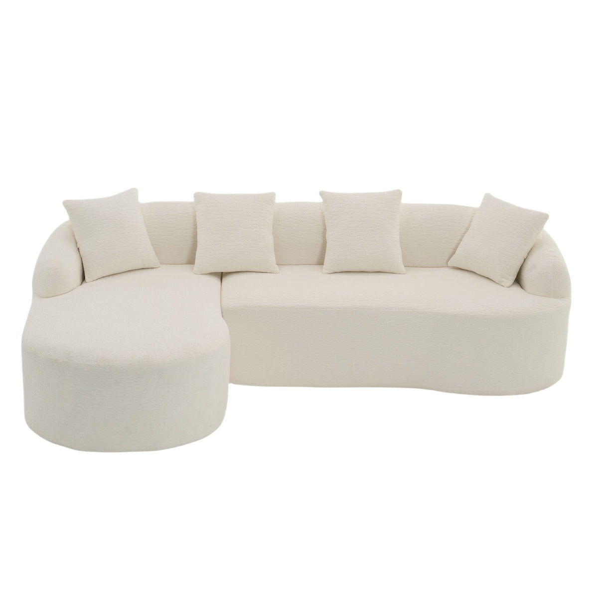 Combined Sofa With 4 Pillows