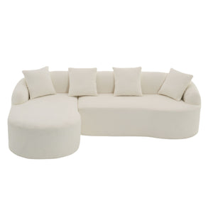 Combined Sofa With 4 Pillows