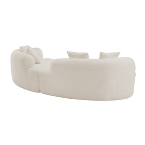 Curved 4 Seater Full Compression Sponge Sofa