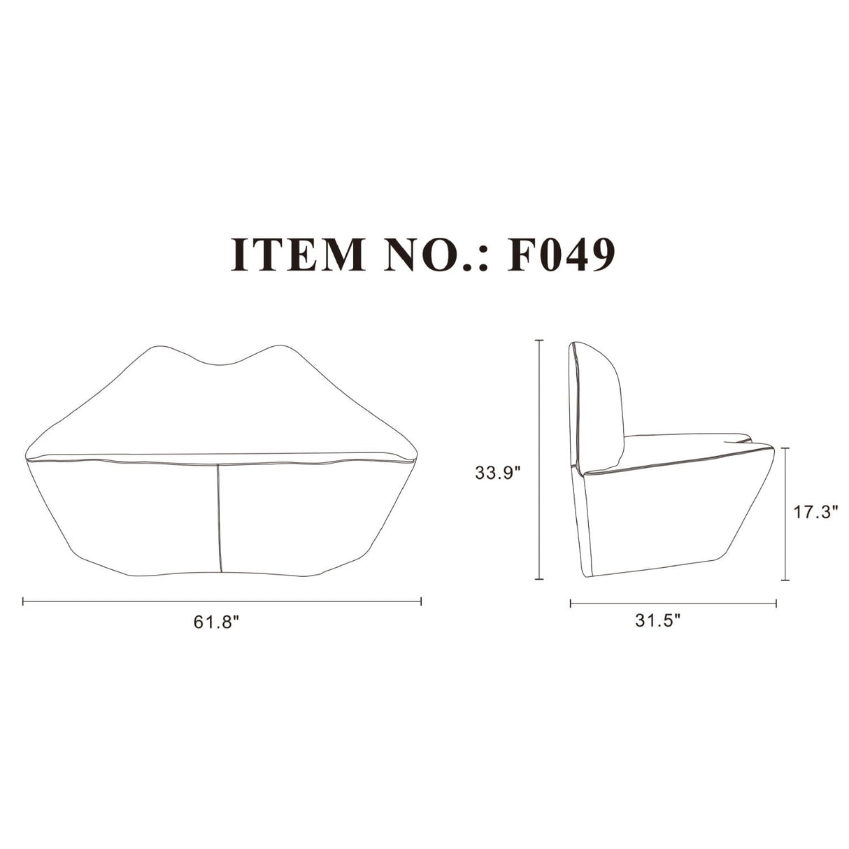 Kiss Loveseat