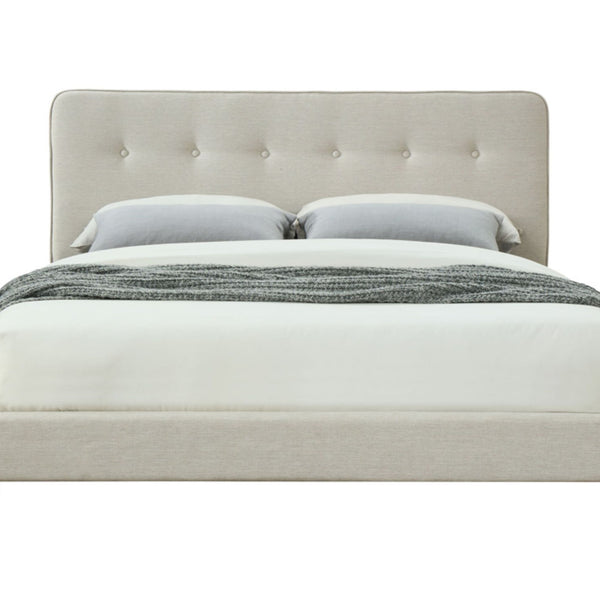Upholstered Bed Compact With USB
