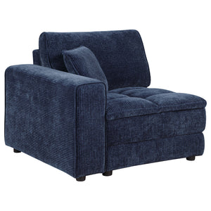 Azure - 6 Piece Upholstered Modular Sectional Sofa - Blue
