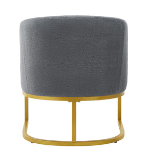 Upholstered Reading Accent Armchair For Living Room