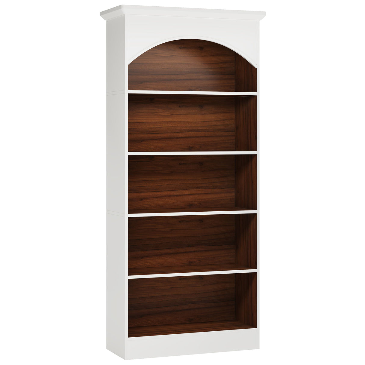 5 Tier Library Bookcase For Living Room