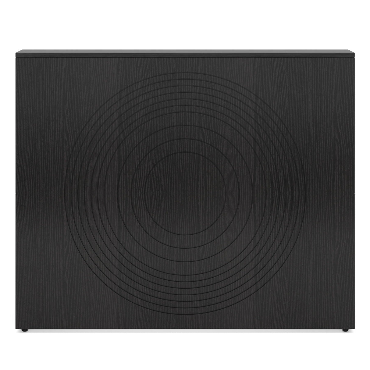 Modern Reception Desk with Cable Grommet & Privacy Panels