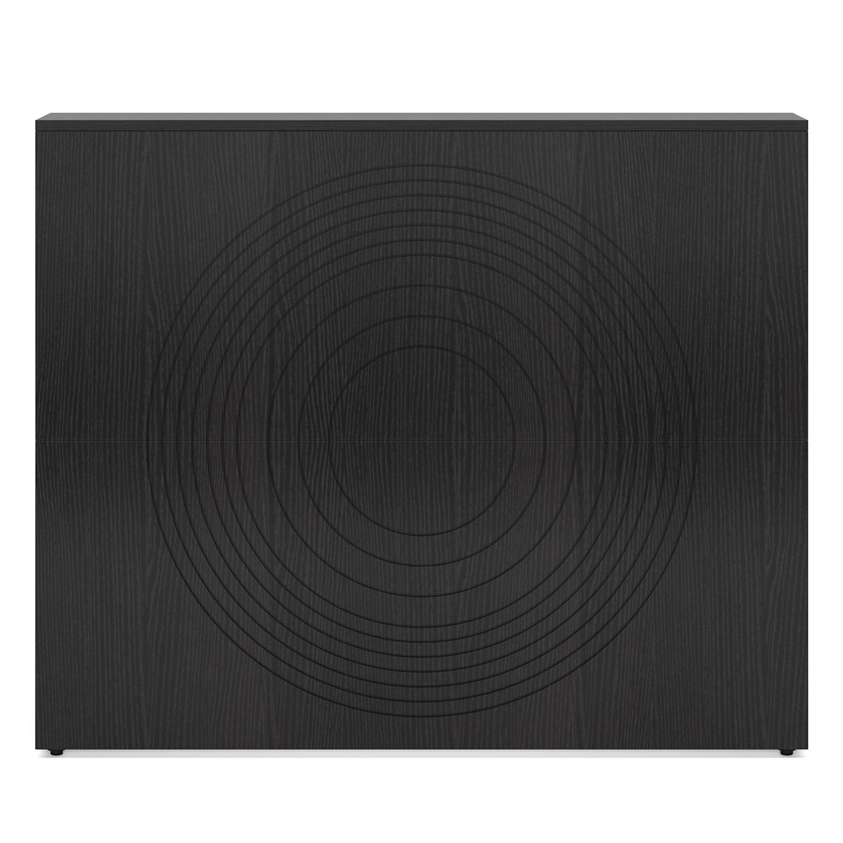 Modern Reception Desk, Front Desk Table With Cable Grommet & Privacy Panels