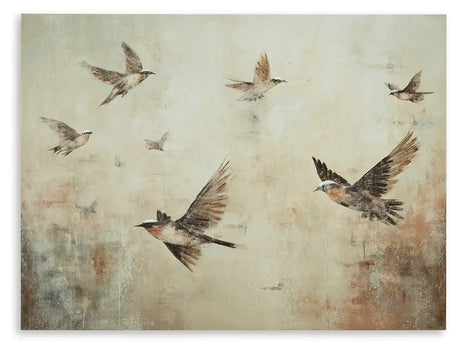 Collmund - Wall Art - Gray / Brown - Best Buy Furniture