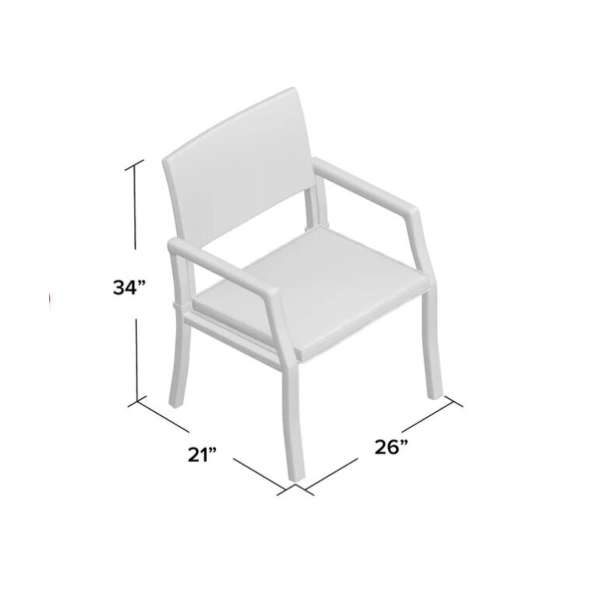 Outdoor Wicker Dining Chair With Water Resistant Cushions (Set of 2) - White / Brown - Best Buy Furniture