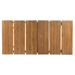 Acacia Wood Outdoor Chaise Lounge