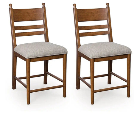 Greddinton - Upholstered Barstool (Set of 2) - Best Buy Furniture